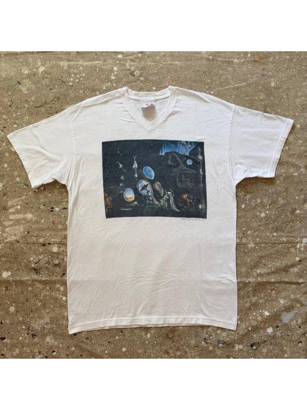 2000's Salvador Dali Melancholy Atomic Uranic Idyll Art T-Shirt